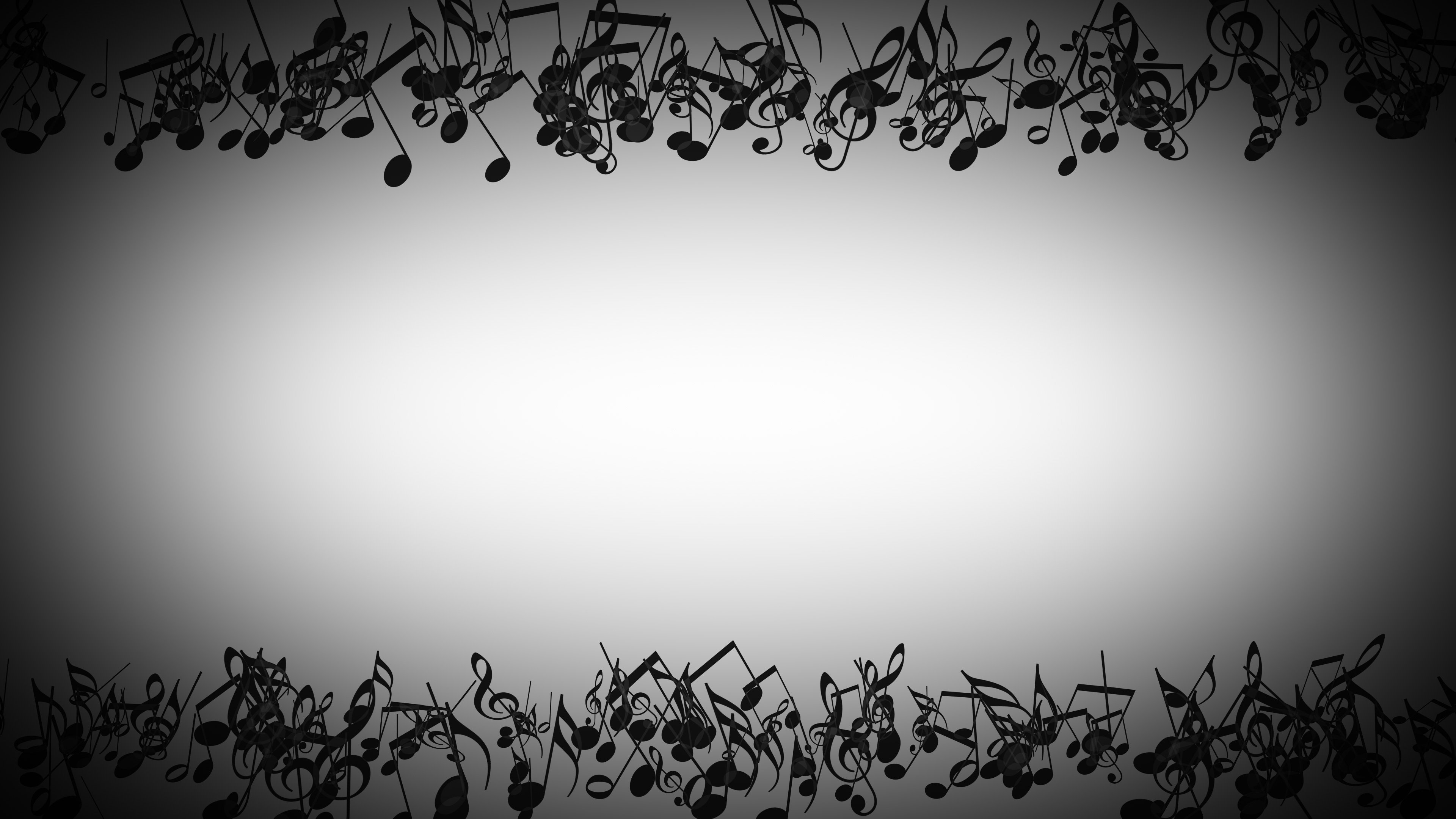 Abstract Background with Colorful Music notes.